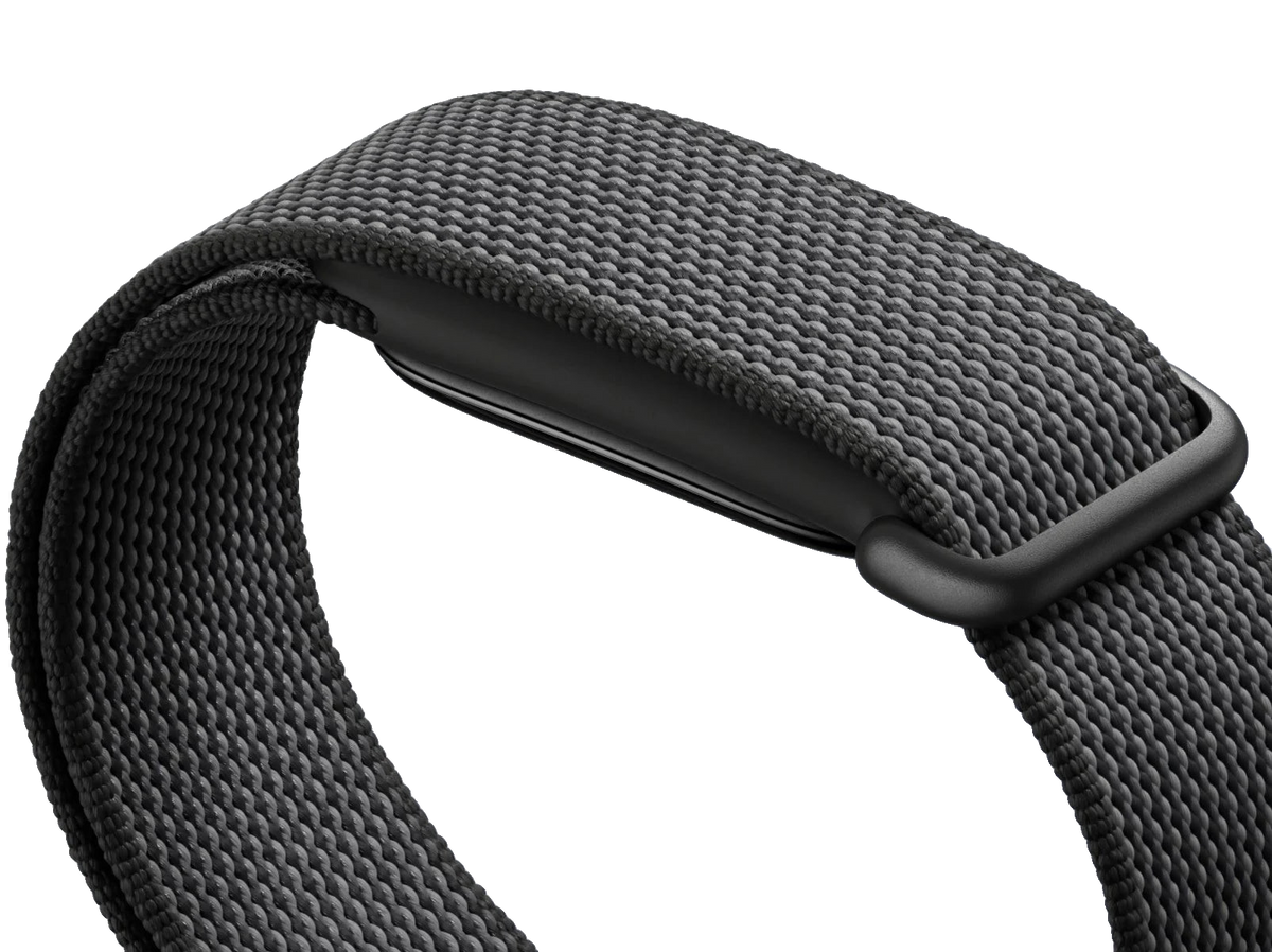 Google Fitbit Air in Obsidian, Unterseite mit Sensoren
